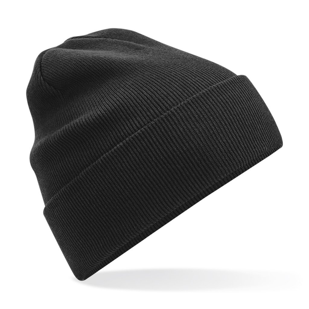 [BBB45N-10R95] Organic Cotton Original Cuffed Beanie (Black)