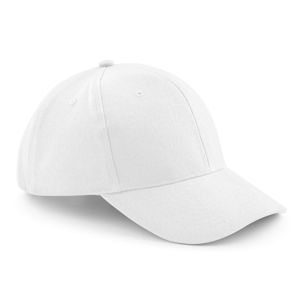 [BBB65-25I95] Pro-Style Heavy Brushed Cotton Cap (White)