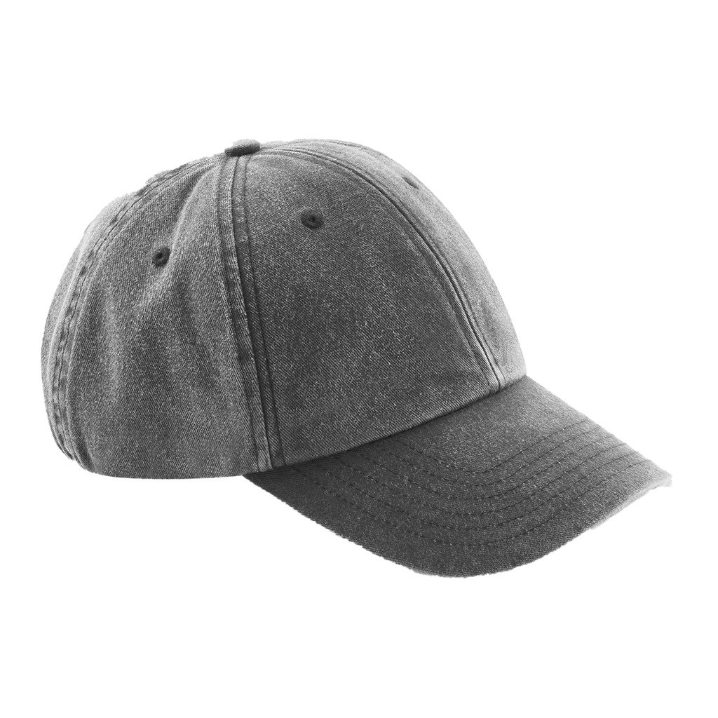 [BBB655-10R95] Low Profile Vintage Cap (Vintage Black)