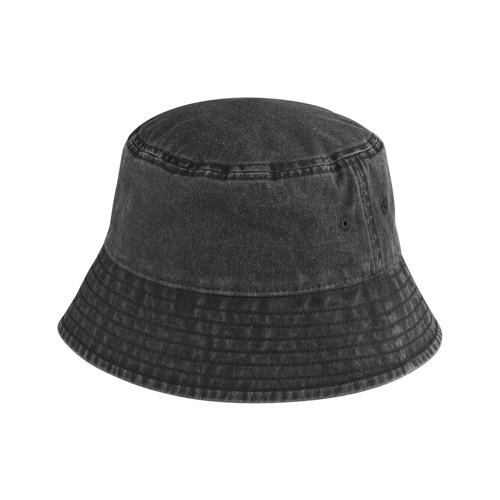 [BBB688-10R46] Vintage Bucket Hat (L/XL, Vintage Black)