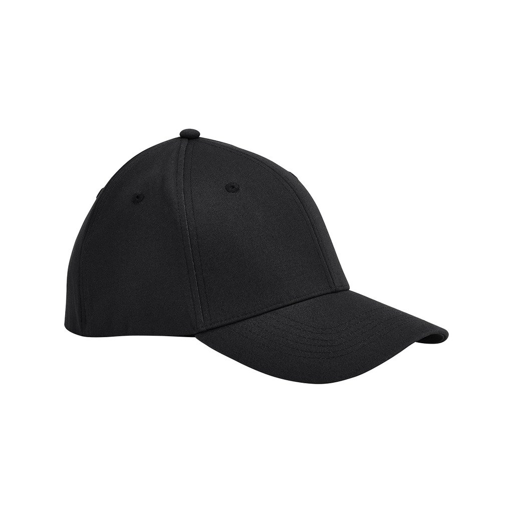 [BBB803-10R30] Earthaware® organic cotton stretch fit cap (L/XL, Black)