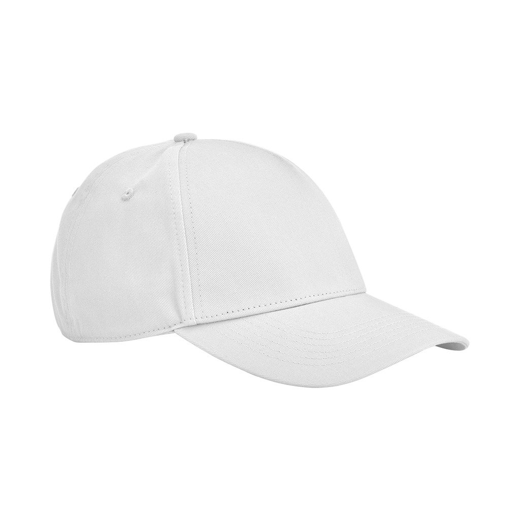 [BBB825-25I95] Earthaware® classic organic cotton 5 panel cap (White)