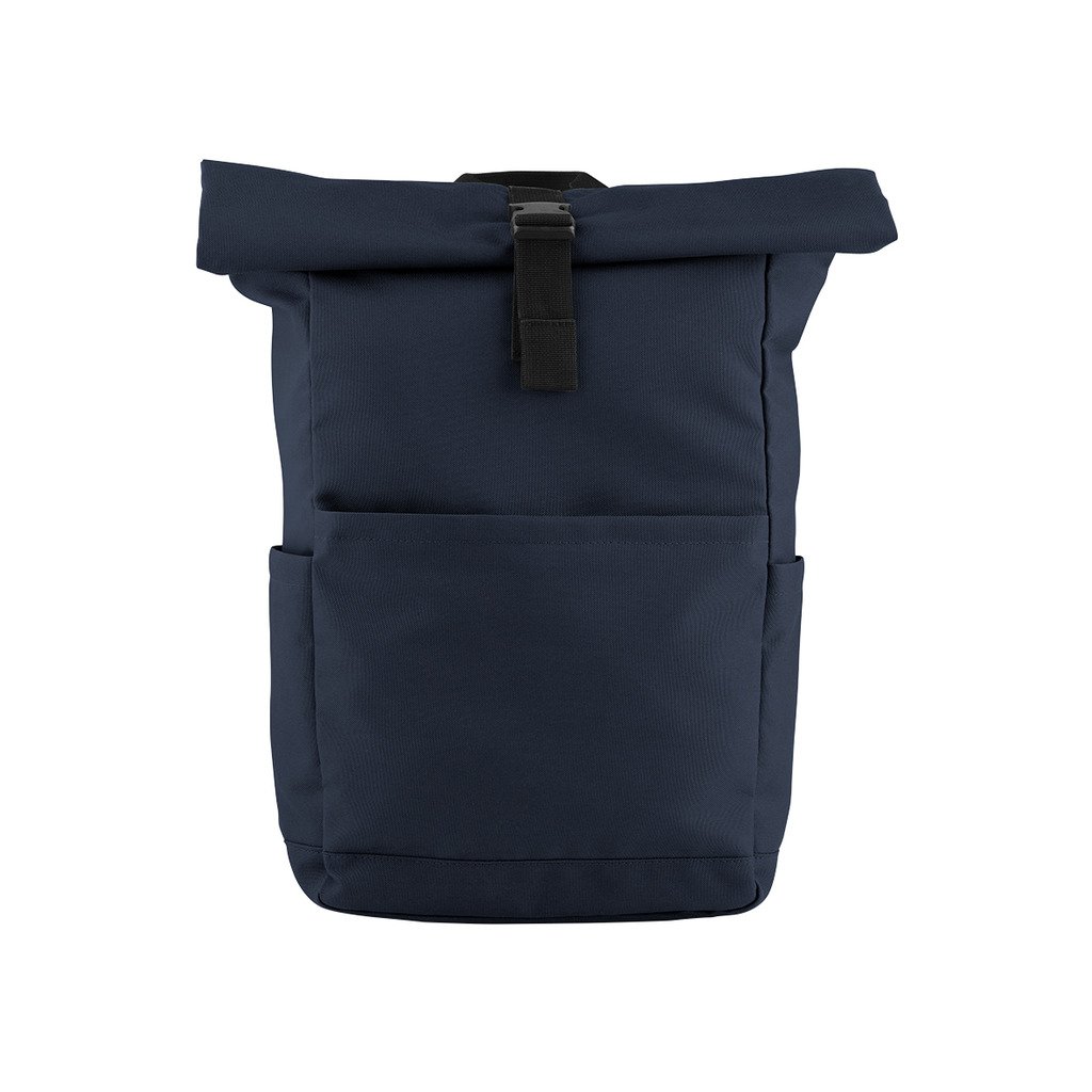 [BBG186-20E95] Premium Recycled Roll Top Backpack (Navy)