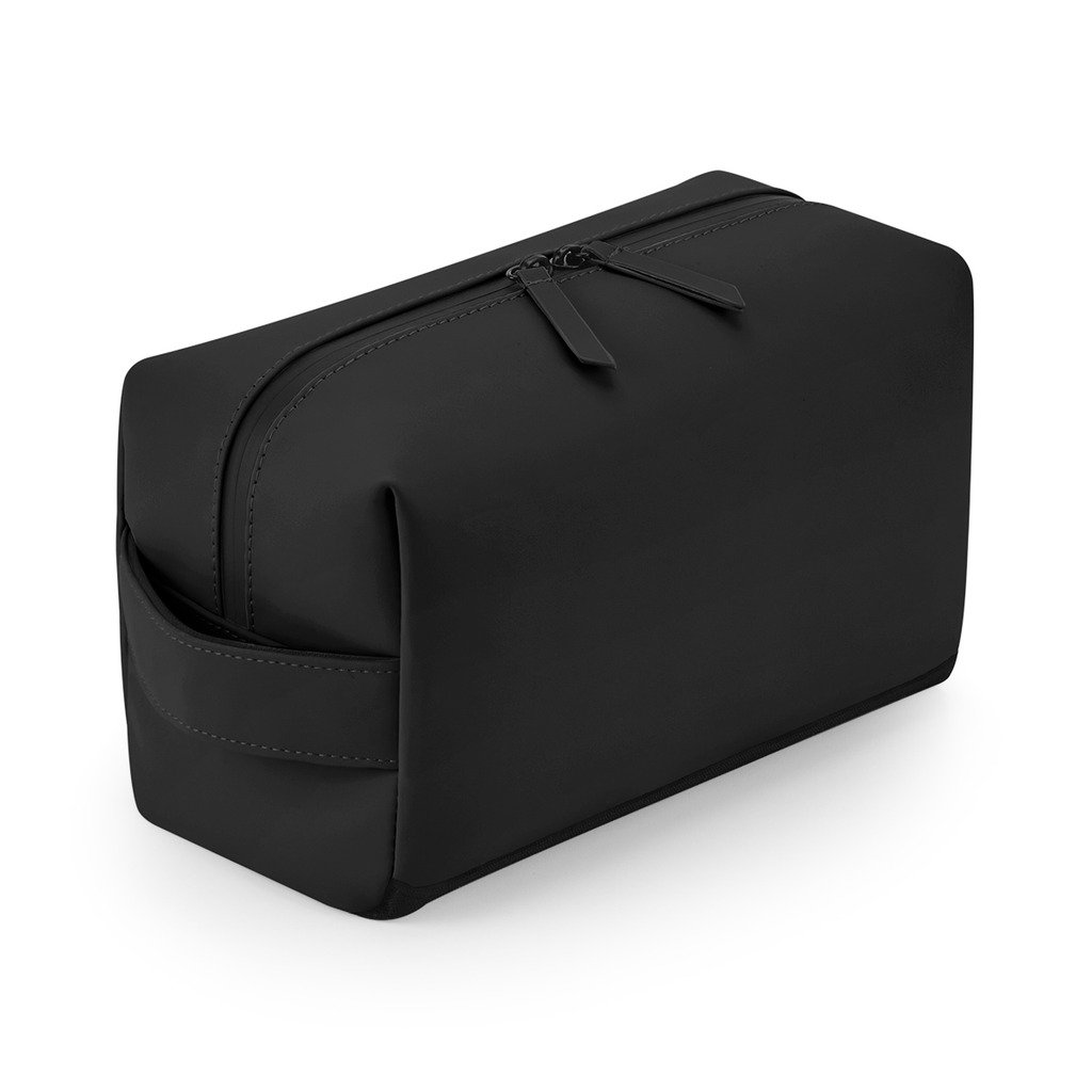 [BBG332-10R44] Matte PU Toiletry/Accessory Case Medium (Black)