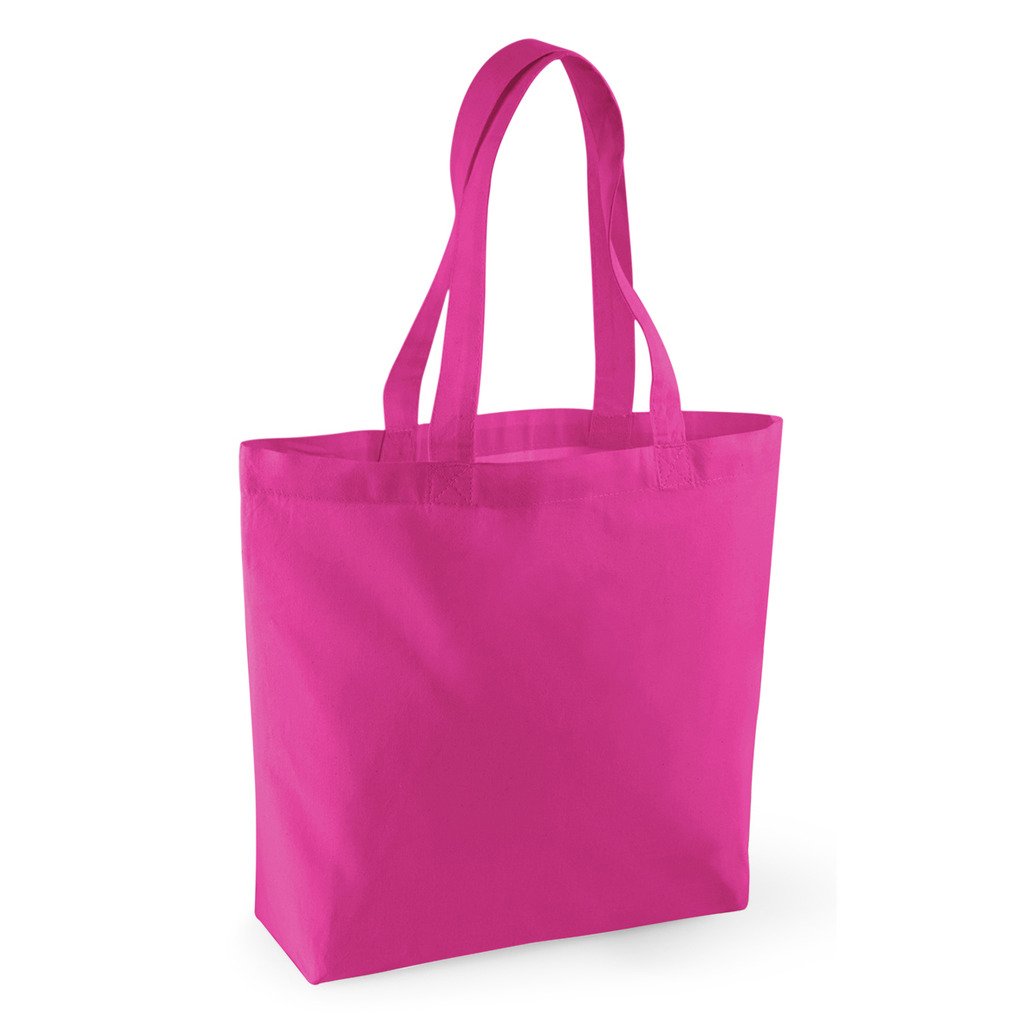 [BBW180-16X95] Organic Cotton Shopper (Fuchsia)