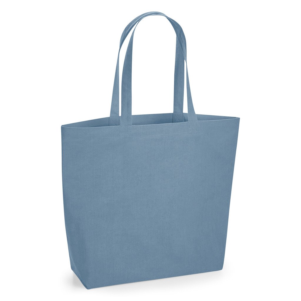 [BBW285-26I95] Organic Natural Dyed Maxi Bag for Life (Indigo Blue)