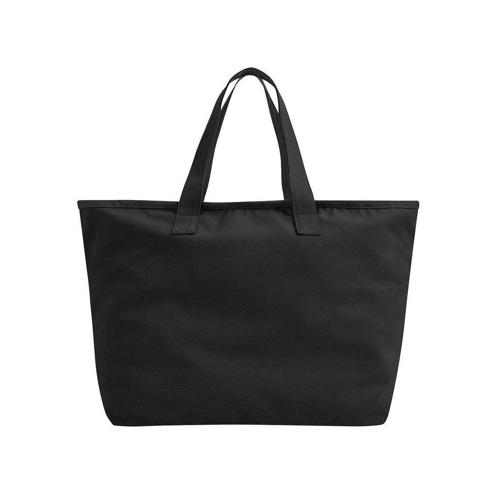 [BBW606-10R95] Oversized Heavy Duty Canvas Tote Bag (Black)