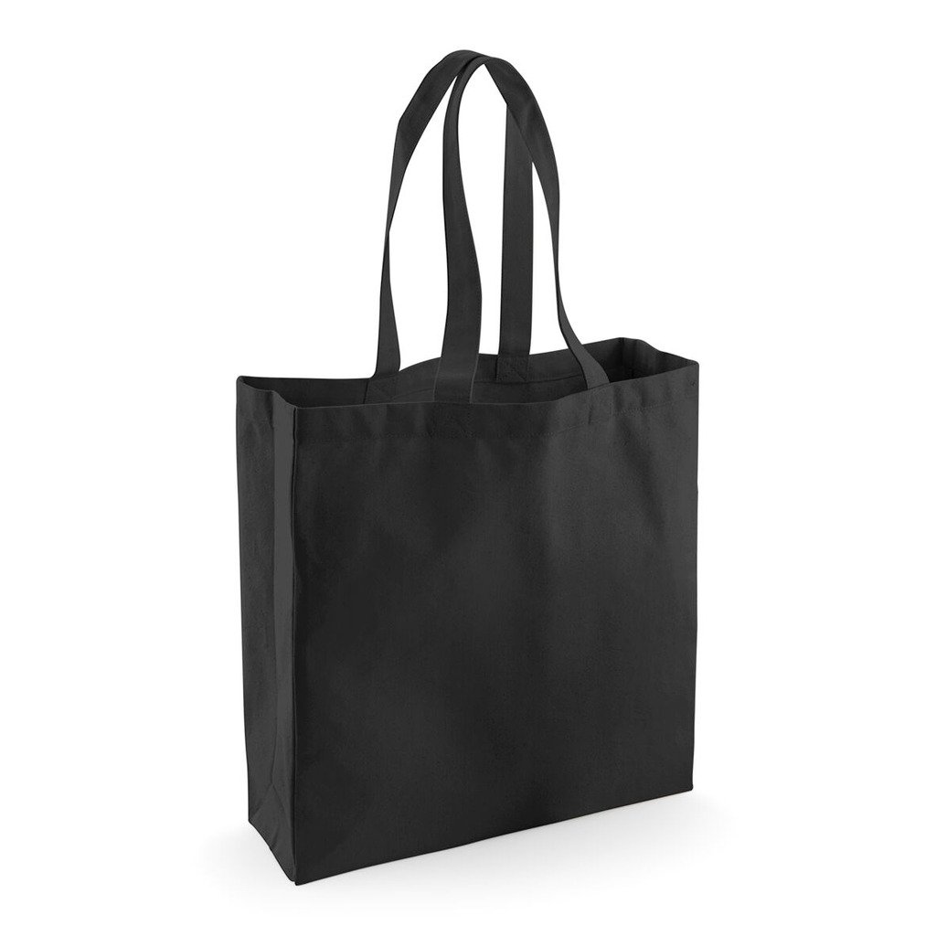 [BBW623-10R95] Fairtrade Cotton Classic Shopper (Black)