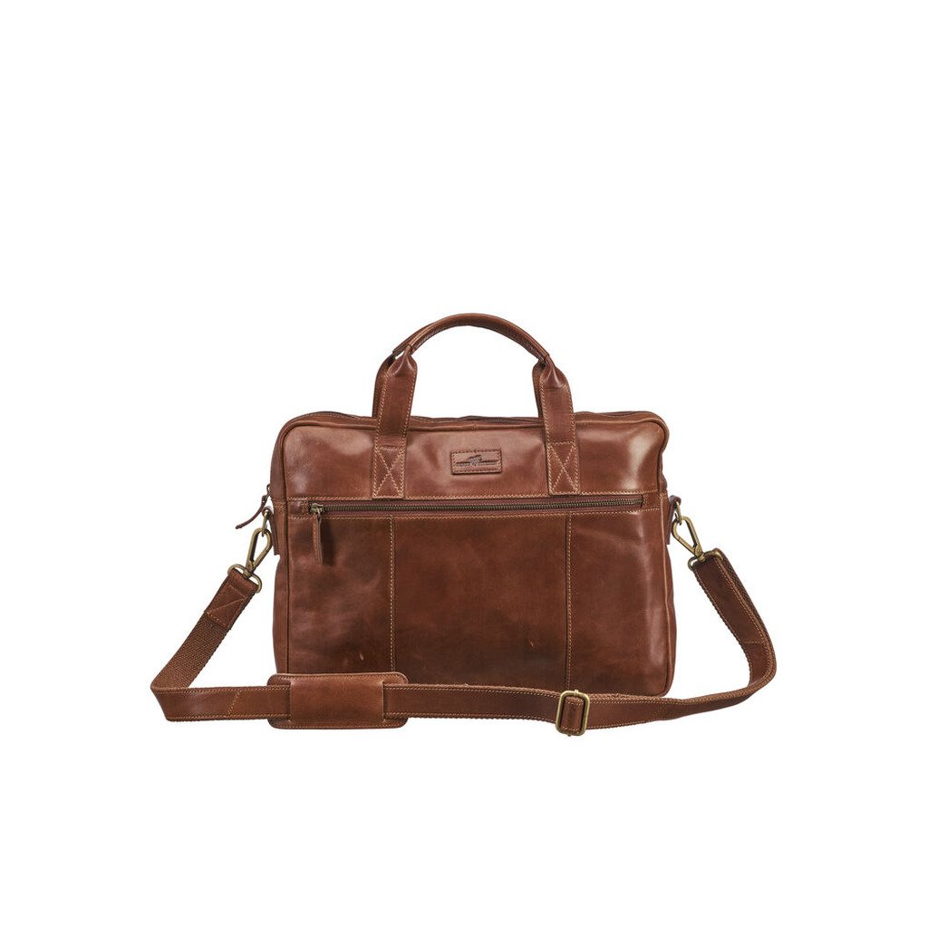 [158951] Leather Line Breifcase