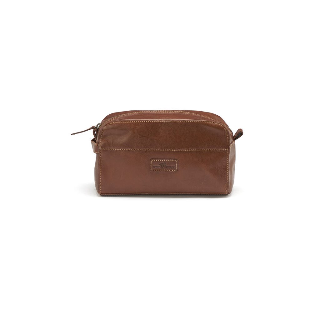 [158955] Leather Line Toilet Case