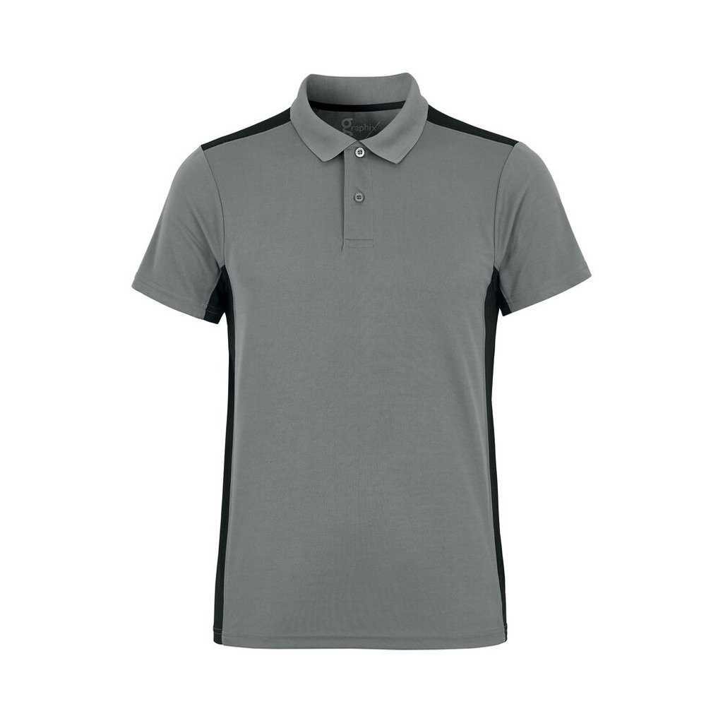 Madrid Piquet Man (3XL, Grey/Black)