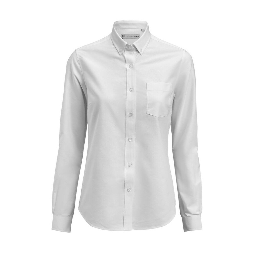 Allen Woman Oxford Shirt (L, White)