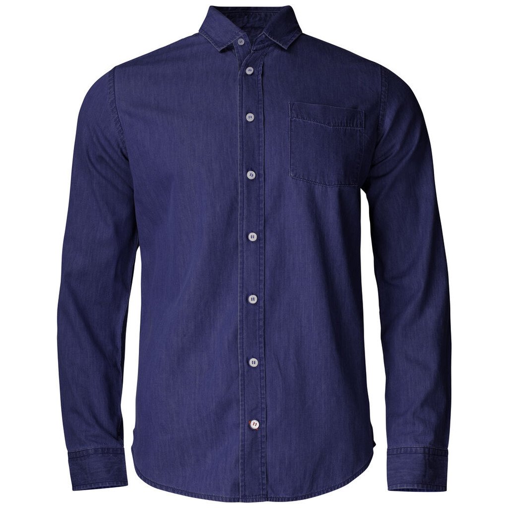 Ellensburg Denim Shirt M (3XL, Denim Blue)