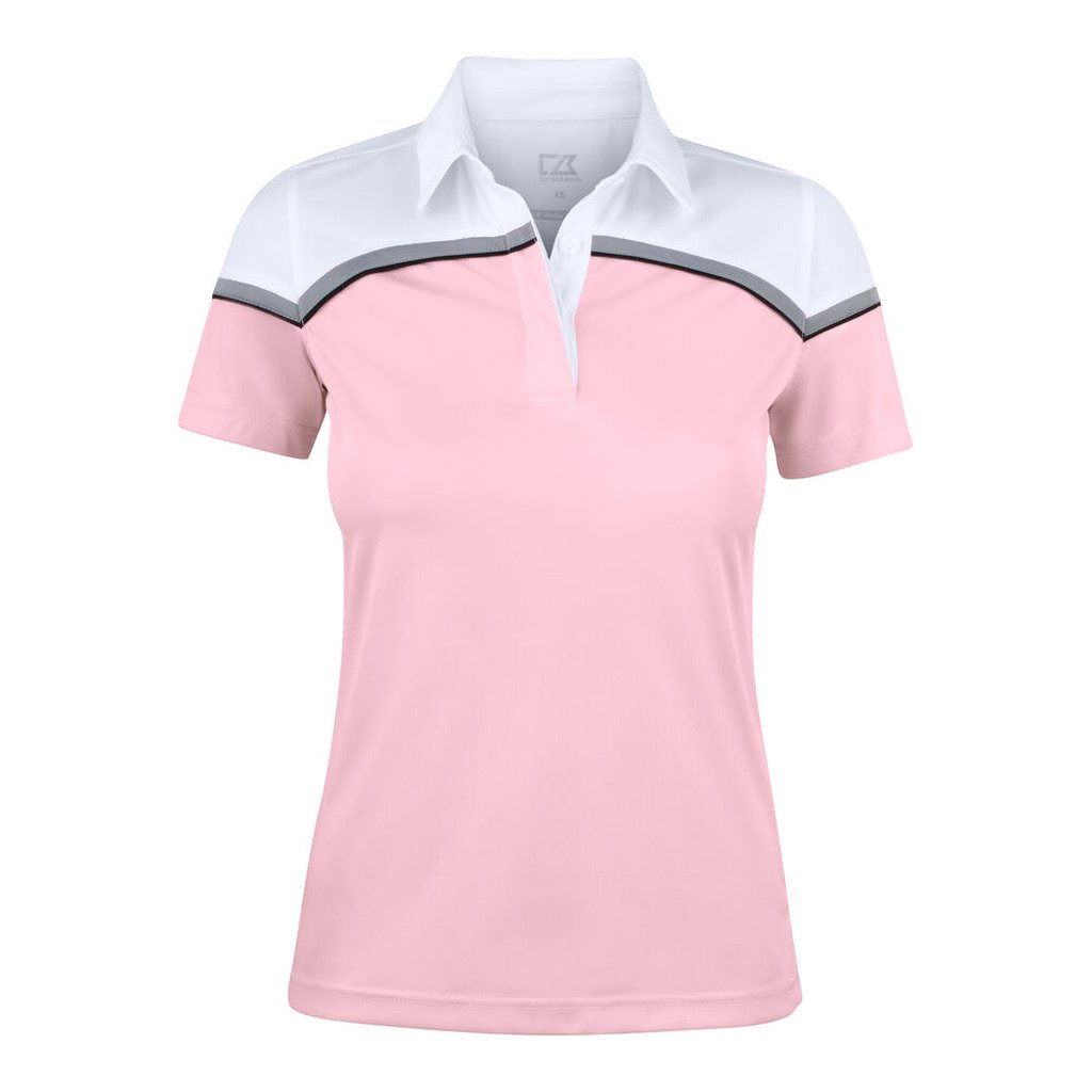 Seabeck Polo Ladies (L, Black w/Light Grey yoke)