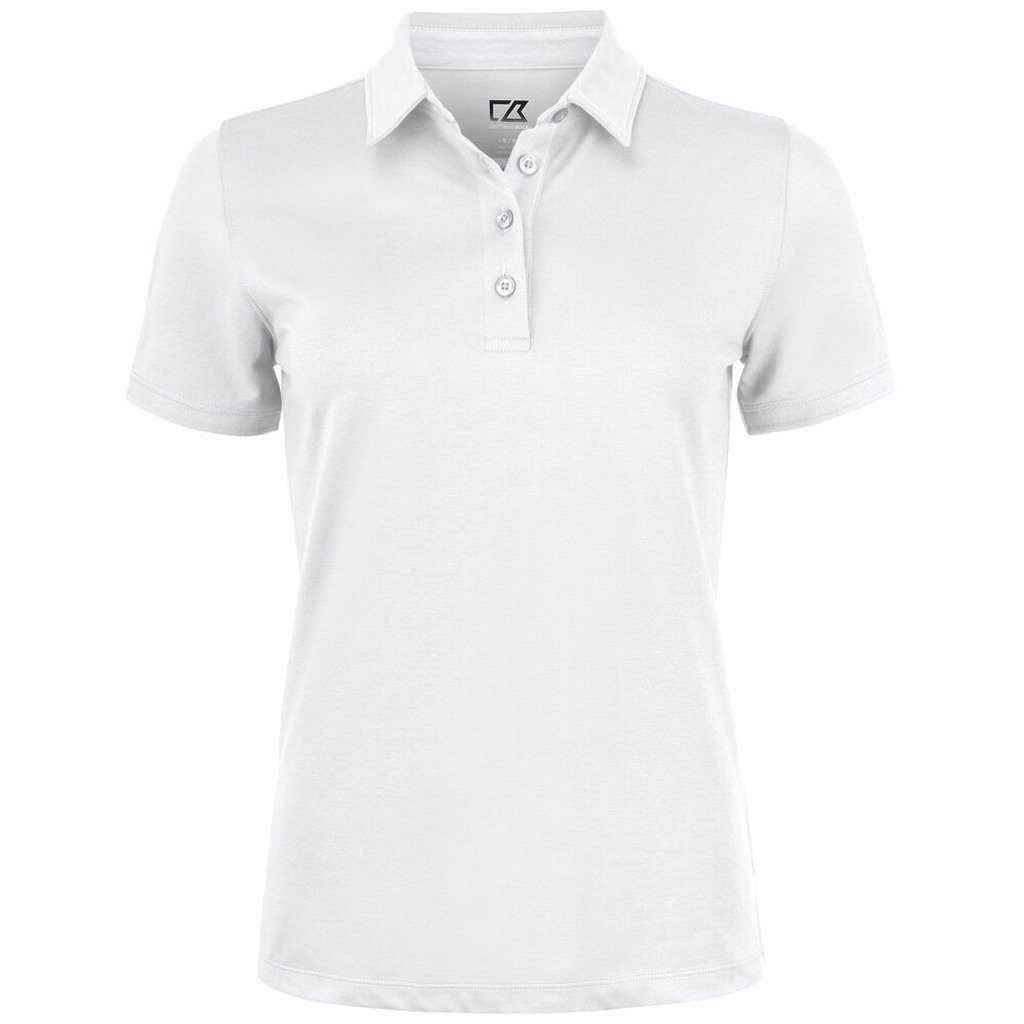 Oceanside Stretch Polo Ladies (L, Peach)