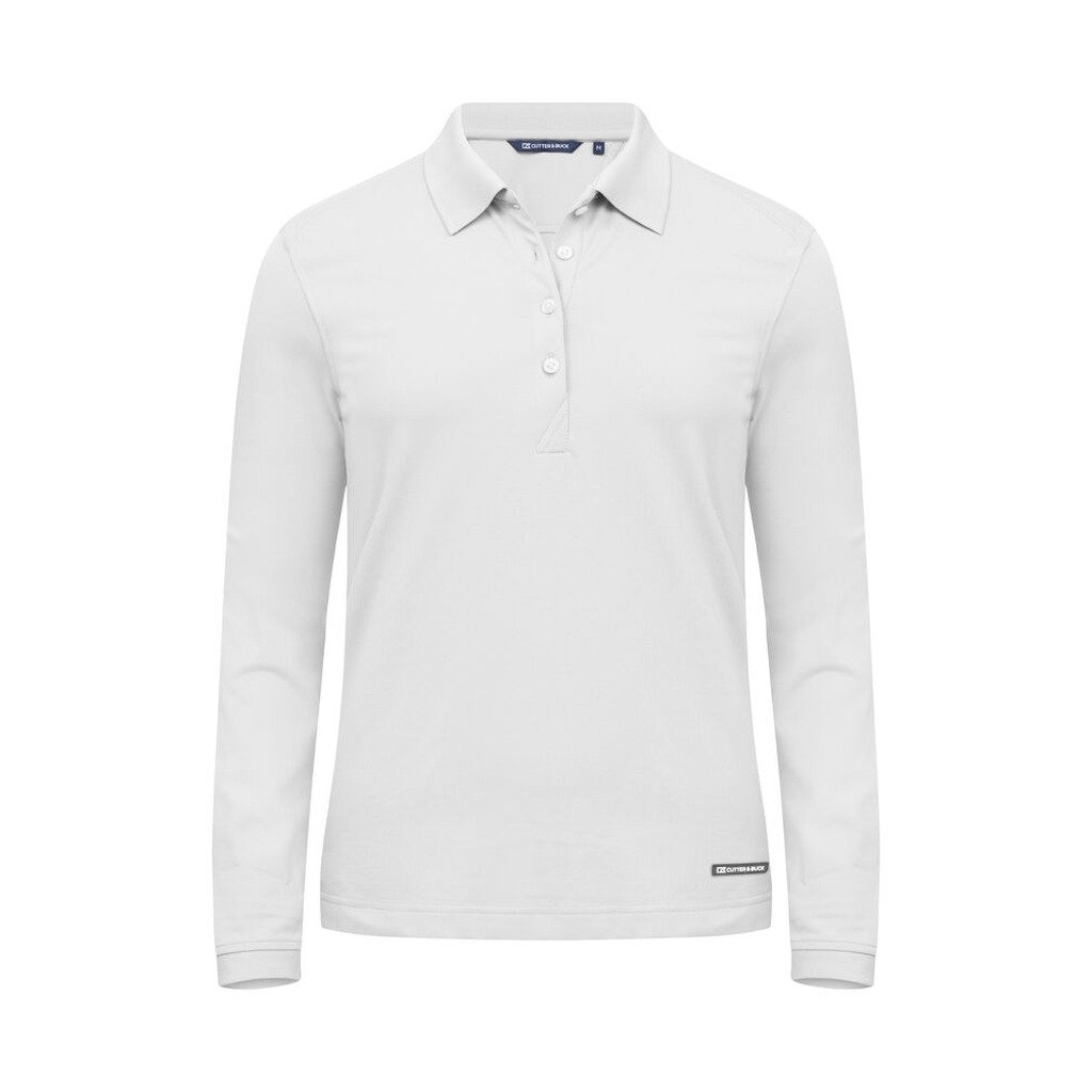 Advantage Polo LS Wmn (L, White)